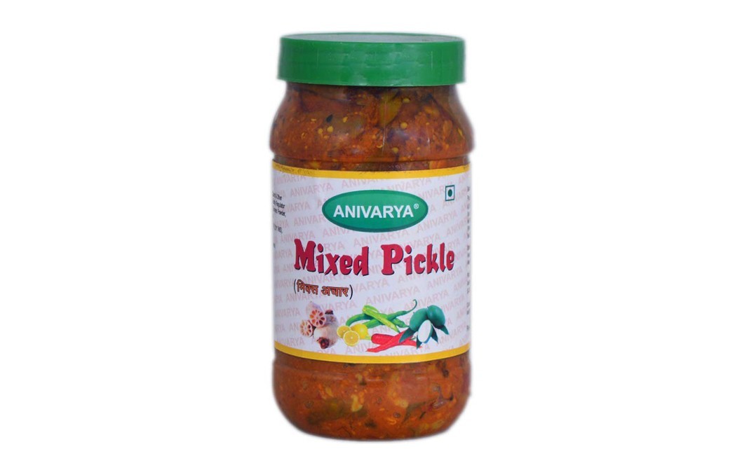 Anivarya Mixed Pickle    Plastic Jar  450 grams